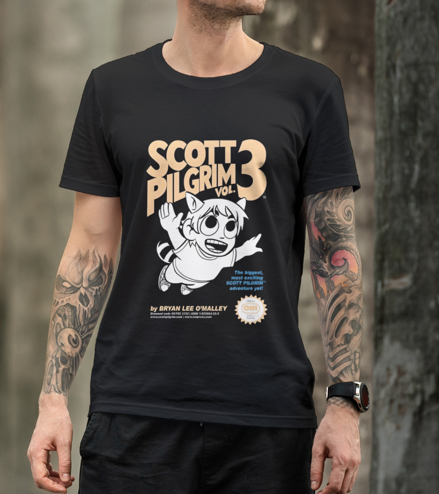 Scott Pilgrim Vol 3 Scott Pilgrim And The Infinite Adventure You By Bryan Lee O'Malley Oni T-Shirt