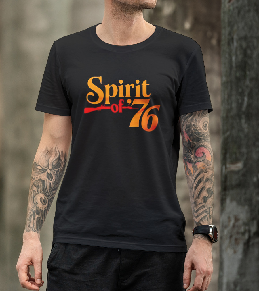 Spirit Of 76 American Revolution Independence Day USA T-Shirt