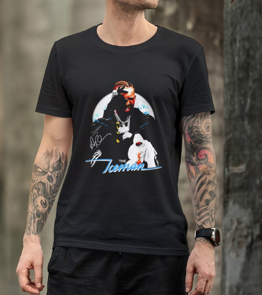 Drake The Iceman Autographed 2026 Design By Cesar T-Shirt