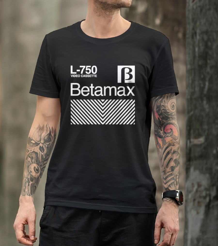 Betamax L 750 Video Cassette T-Shirt