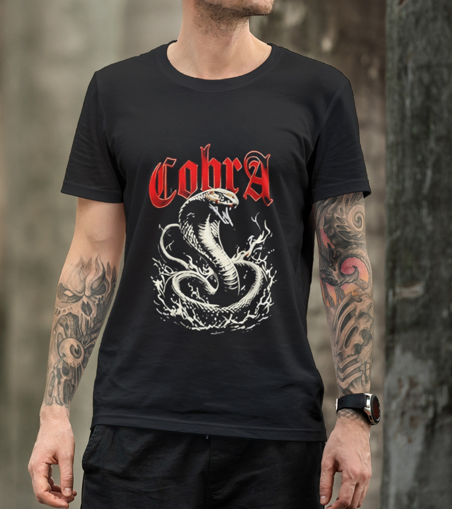 Cobra Snake Fierce Fire Serpent T-Shirt