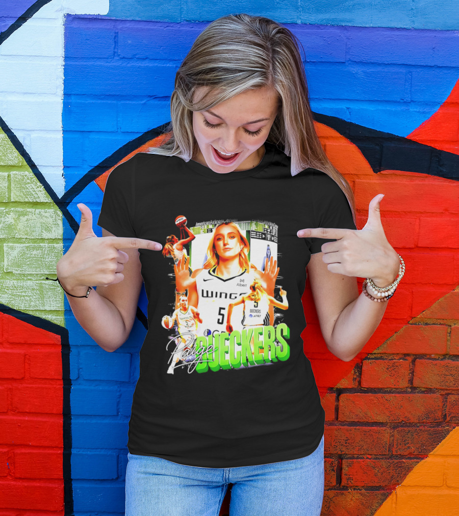 Paige Bueckers Dallas Wings Number 5 Basketball Star T-Shirt