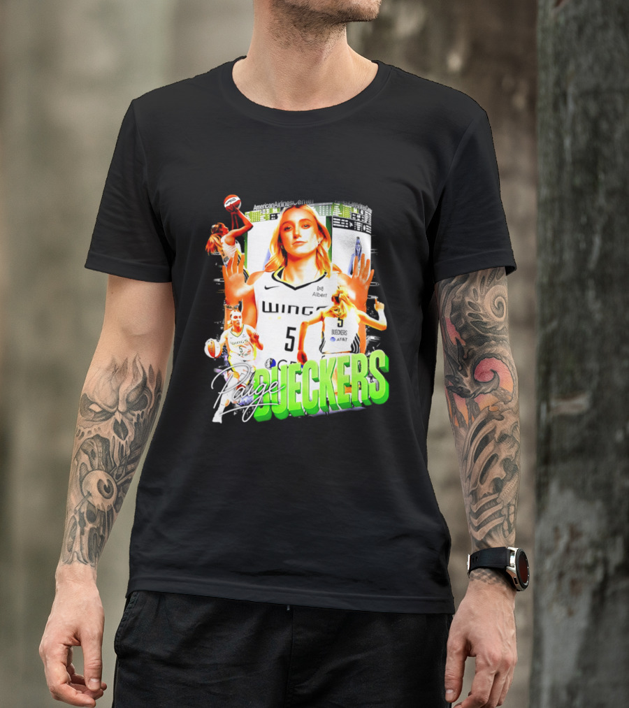 Paige Bueckers Dallas Wings Number 5 Basketball Star T-Shirt