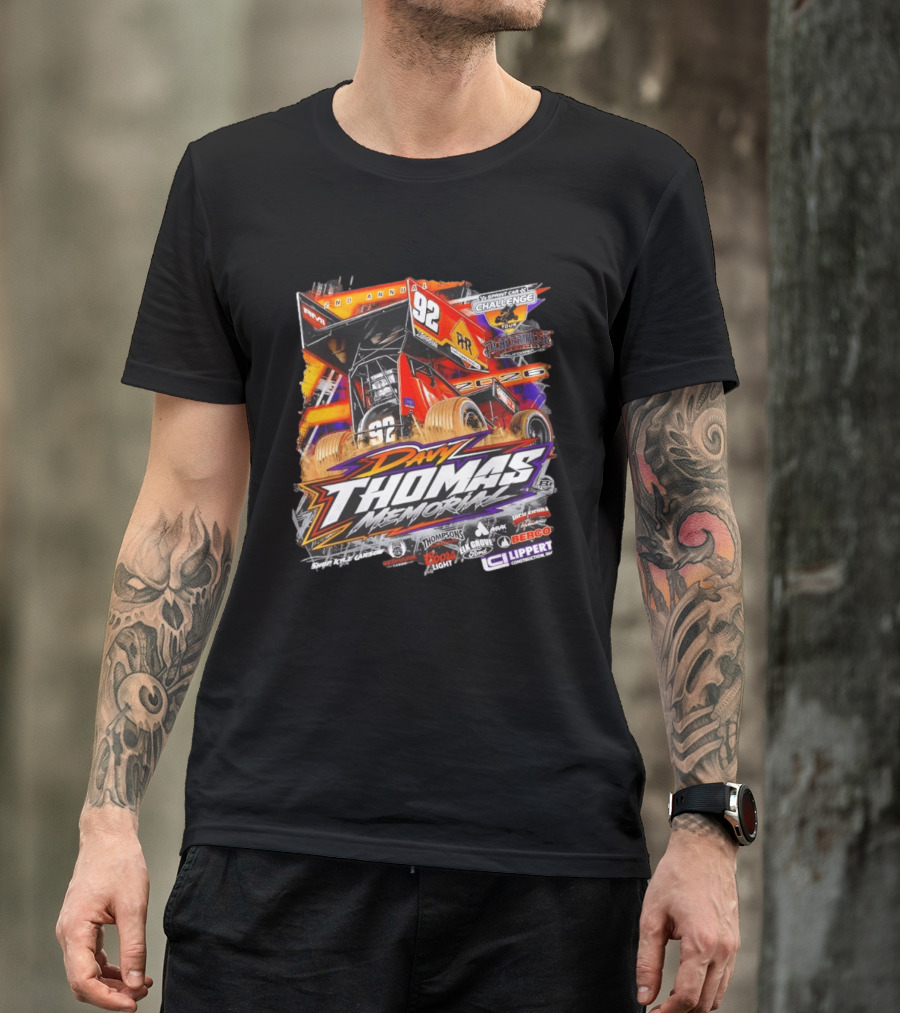2nd Annual Davy Thomas Memorial 92 Sprint Car Placerville Speedway Challenge Tour 2020 T-Shirt