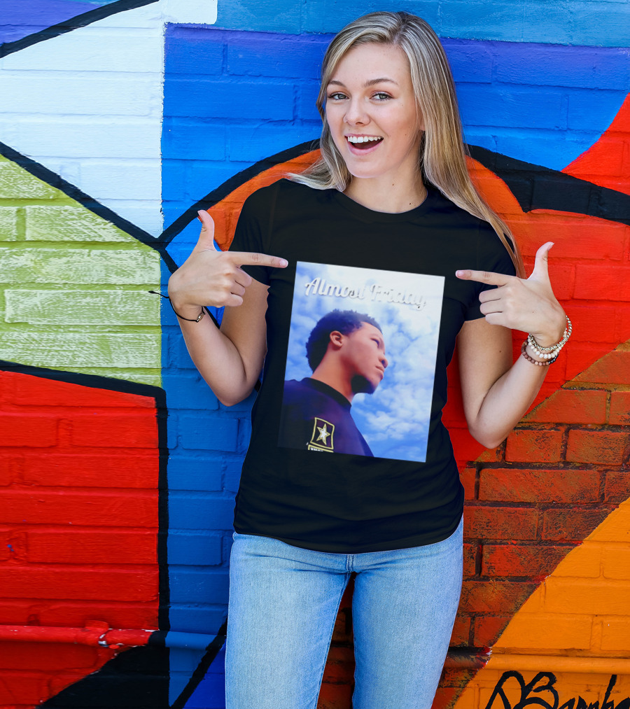 Almost Friday Jalen Brunson NWTS Basketball Sky T-Shirt