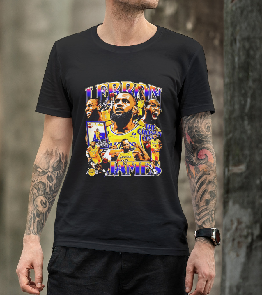 LeBron James Los Angeles Lakers The Chosen One 23 6 T-Shirt