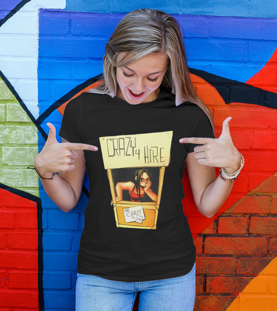 Nemi Montoya Crazy 4 Hire Comic Strip The Crazy Is T-Shirt