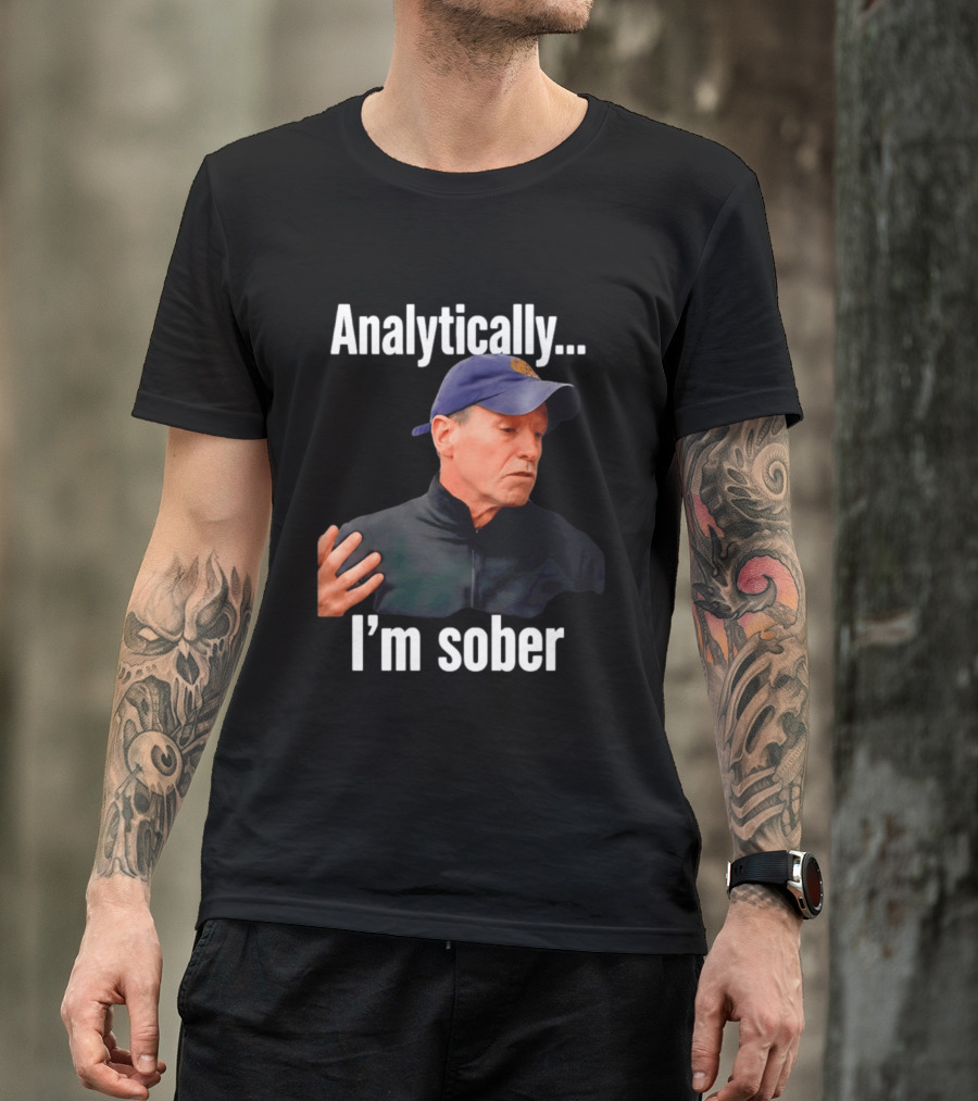 New York Knicks Analytically I'm Sober T-Shirt