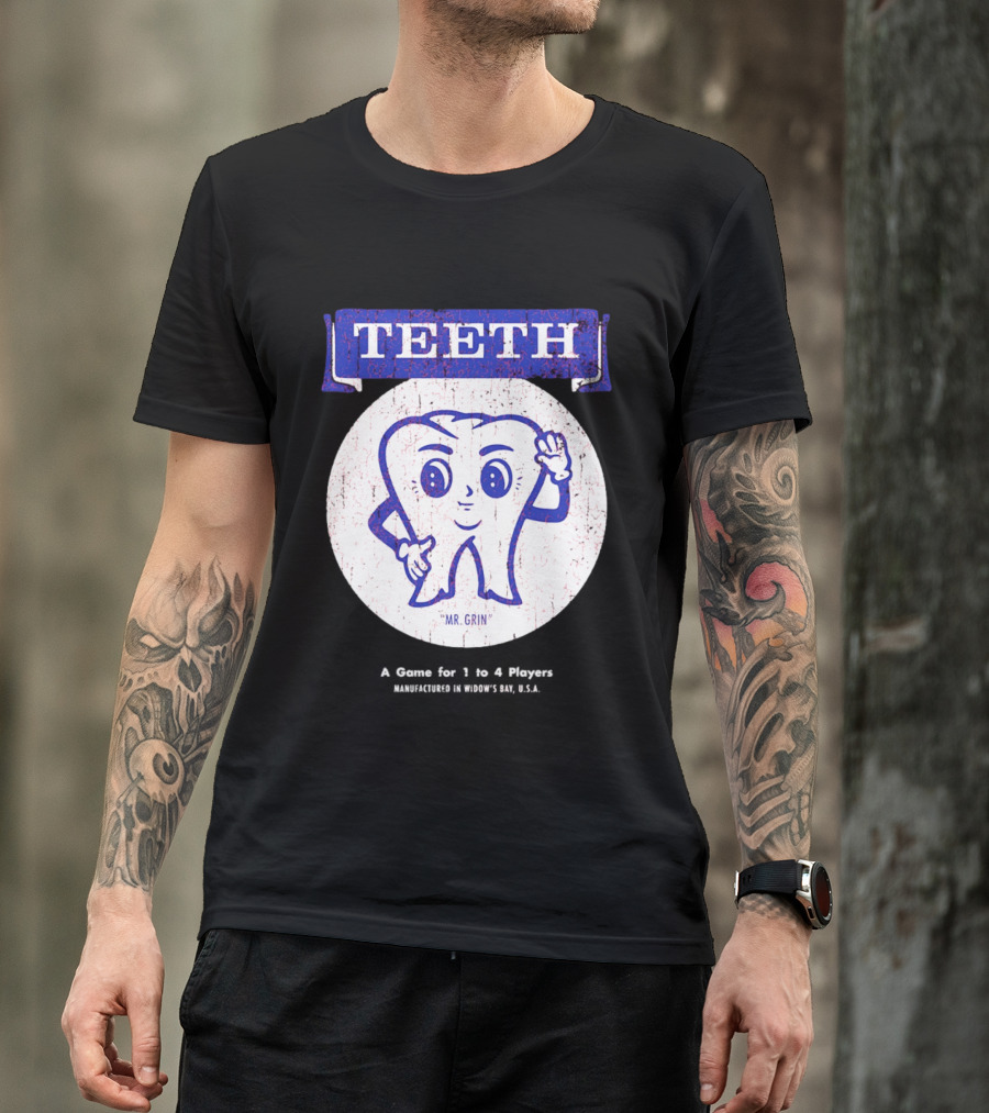 TEETH Mr. Grin Game For 1 To 4 Player T-Shirt