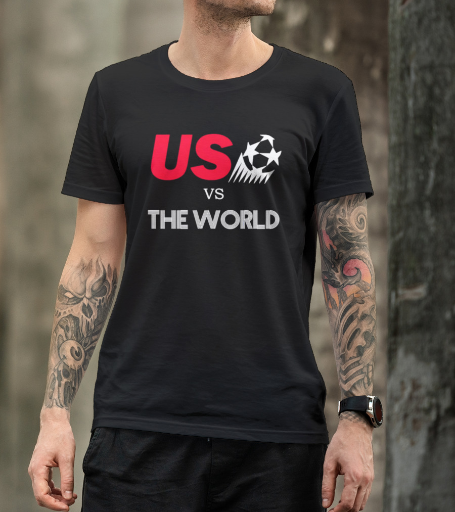 USA Vs The World Soccer 2026 Championship Matchup Fan Collection T-Shirt