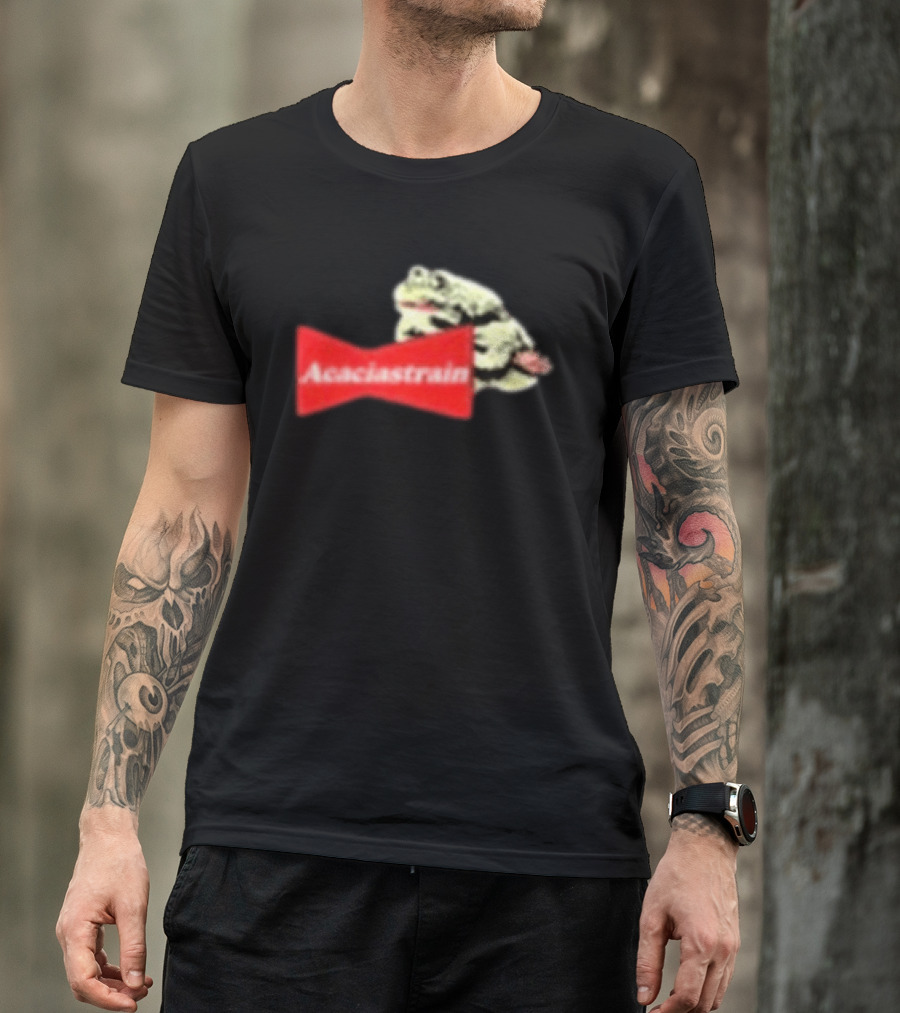 You Are Safe From God Here Acacia Strain Bud Frog T-Shirt
