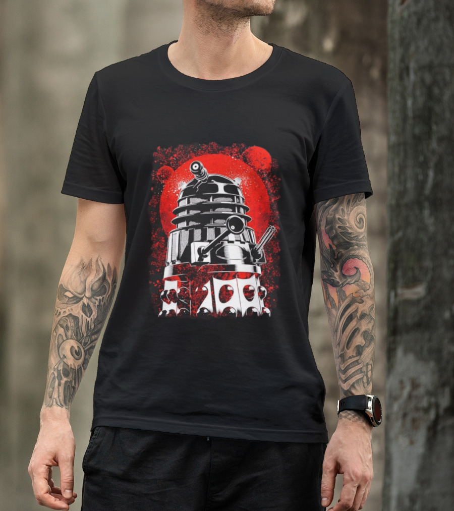 Dalek Doctor Who Science Fiction Alien Robot Villain TV Series Enemies T-Shirt
