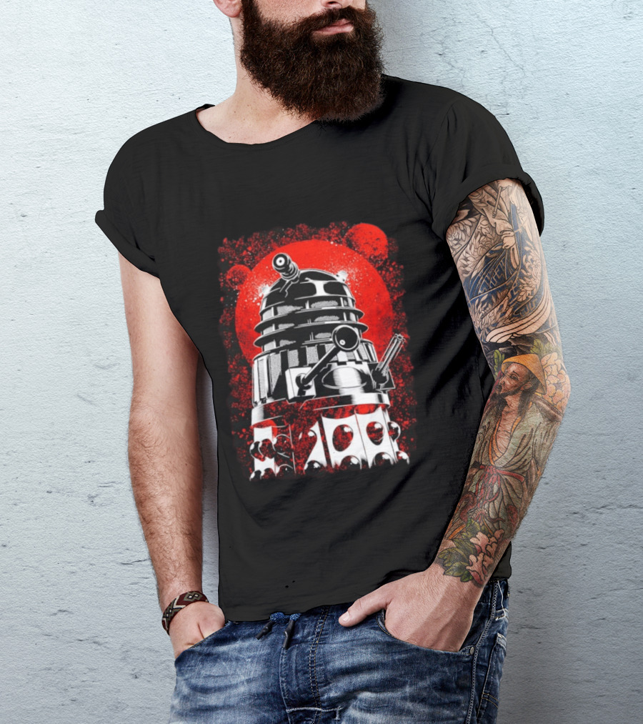 Dalek Doctor Who Science Fiction Alien Robot Villain TV Series Enemies T-Shirt