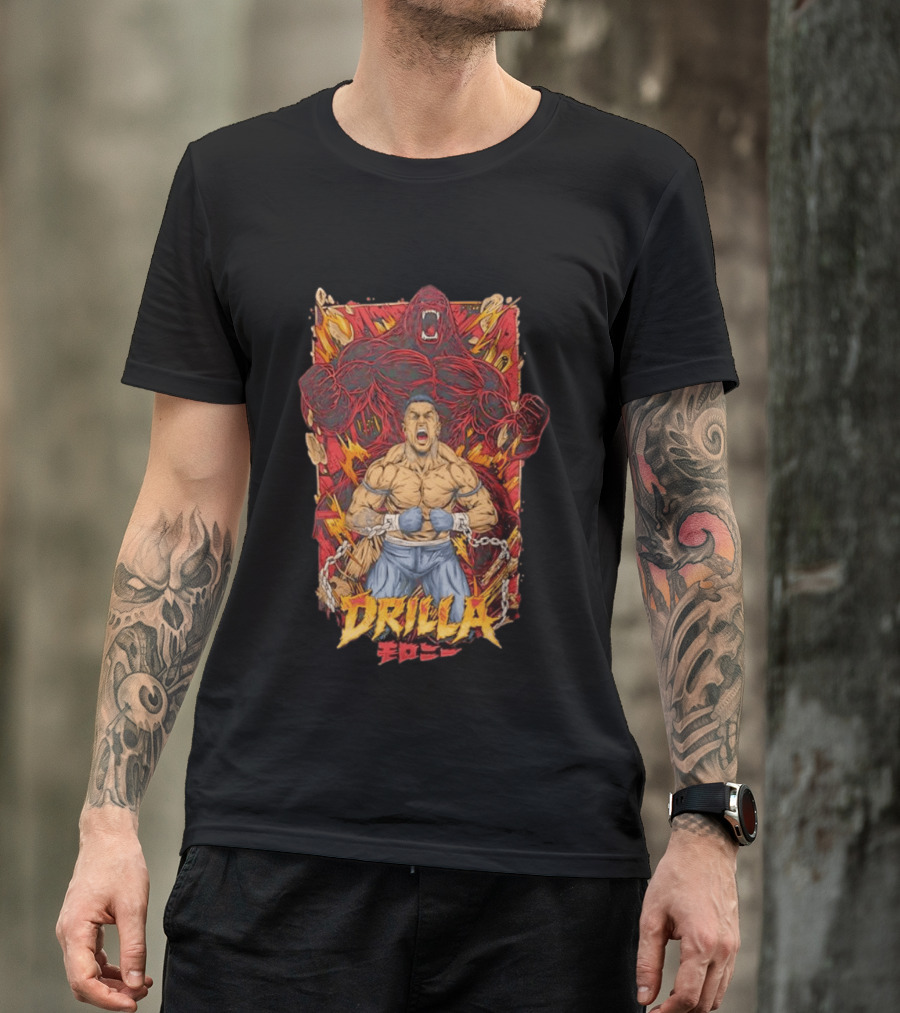 Drilla Gorilla Anthony Taylor Boxing MMA Warrior Explosion T-Shirt