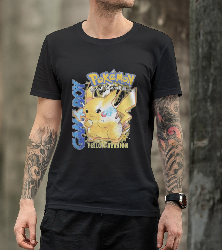 Game Boy Pokémon Special Pikachu Edition Yellow Version T-Shirt