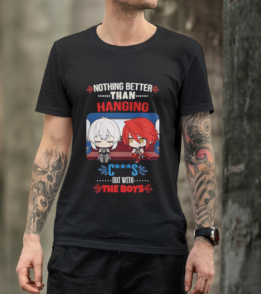 Nothing Better Than Hanging Out With The Boys Otto Apocalypse Kevin Kaslana Honkai Impact 3rd T-Shirt