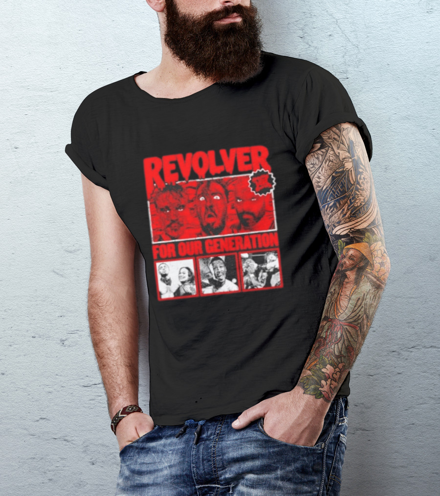 Revolver Horror Faces For Our Generation T-Shirt