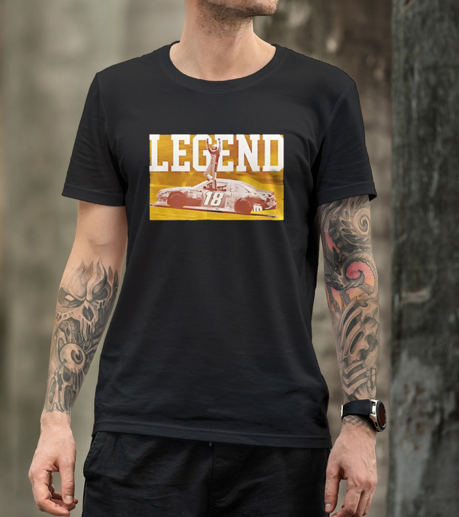 Kyle Busch 18 M&Ms Joe Gibbs Racing NASCAR Cup Series Legend Victory Celebration T-Shirt