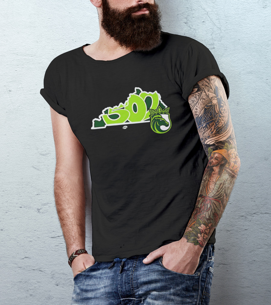 Louisville Kentucky 502 Xtreme United Football UFL Dragon Crest T-Shirt