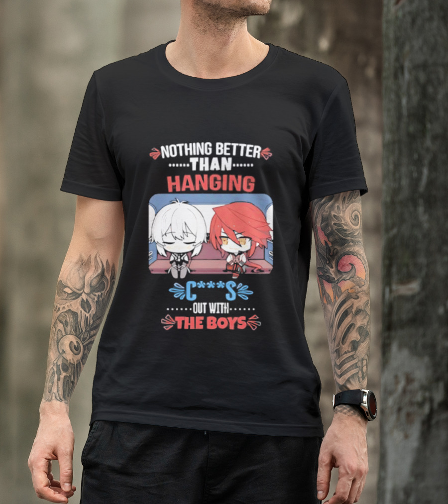 Stelle And Himeko Nothing Better Than Hanging Out With The Boys T-Shirt