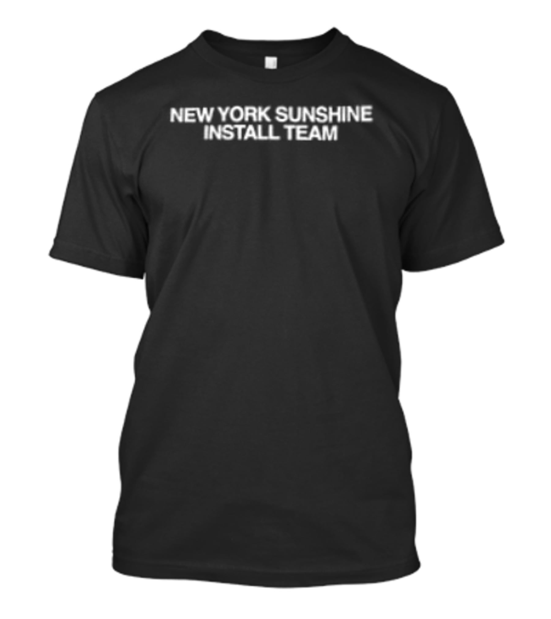New York Sunshine Install Team Double Sided T-Shirt