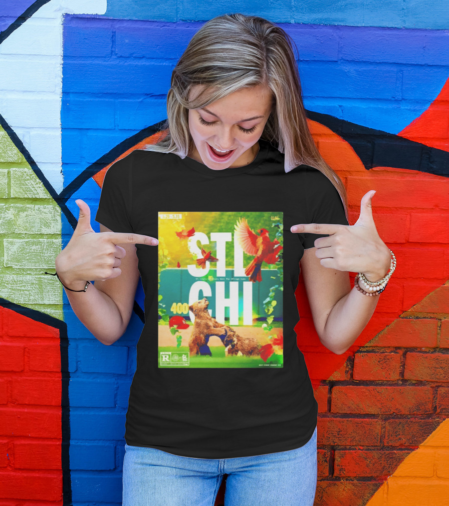 STL CHI St Louis Cardinals Vs Chicago Cubs 400 Stadium Rivalry 9 25 31 T-Shirt