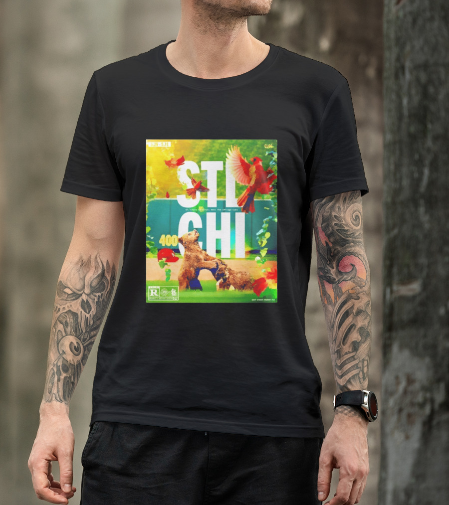 STL CHI St Louis Cardinals Vs Chicago Cubs 400 Stadium Rivalry 9 25 31 T-Shirt