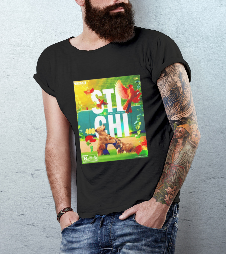 STL CHI St Louis Cardinals Vs Chicago Cubs 400 Stadium Rivalry 9 25 31 T-Shirt
