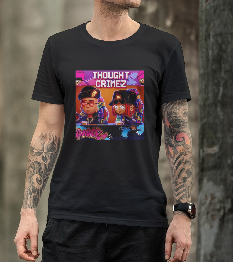 Thought Crimez Ramitez MP SIN Podcast T-Shirt