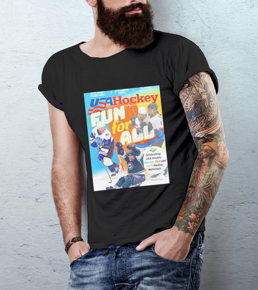 USA Hockey Fun For All Celebrating Warrior Sled And Adult Hockey Nationals T-Shirt