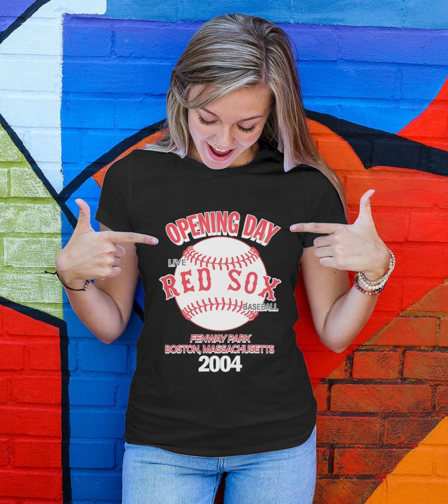 Opening Day Red Sox Fenway Park Boston Massachusetts 2004 T-Shirt