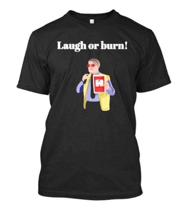 Hannibal Lecter Laugh Or Burn Will Graham The Running Man T-Shirt