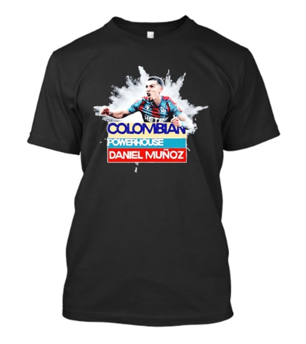 Colombian Powerhouse Daniel Muñoz Crystal Palace Premier League T-Shirt