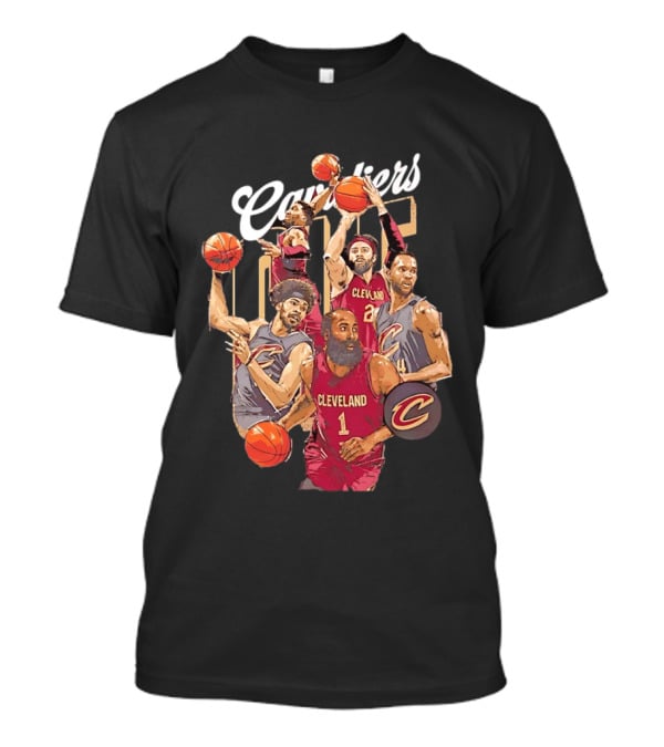 Cleveland Cavaliers James Harden Darius Garland Donovan Mitchell Basketball Players T-Shirt