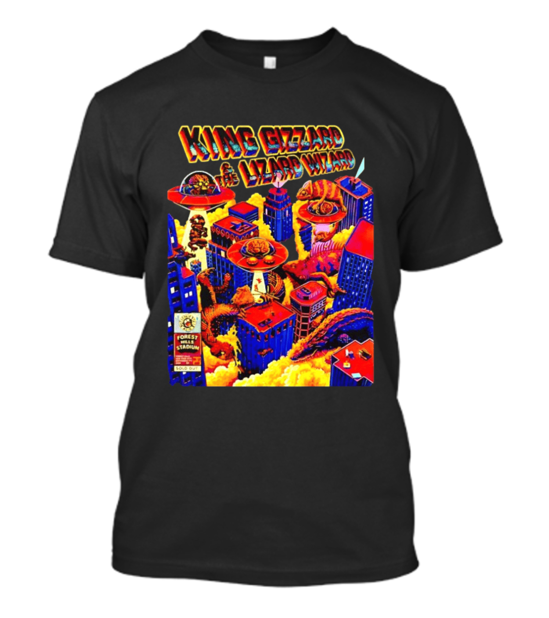 King Gizzard & The Lizard Wizard Forest Hills Stadium Sold Out Giant Monsters City Tour 2026 T-Shirt
