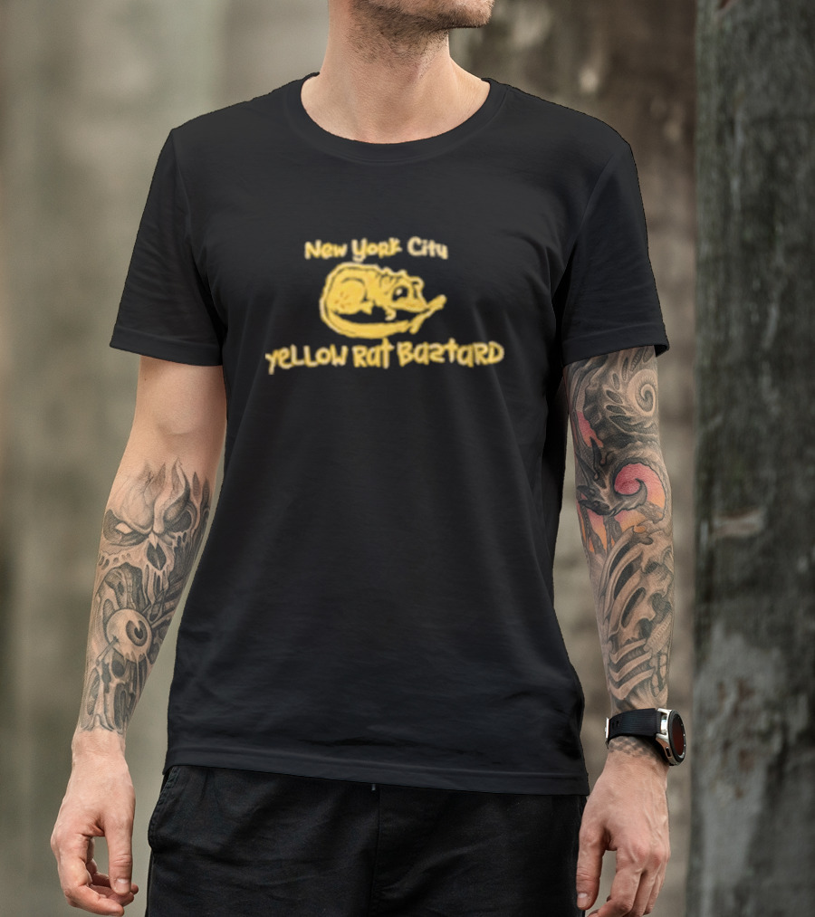 New York City Yellow Rat Bastard Iconic Urban Streetwear Brand T-Shirt