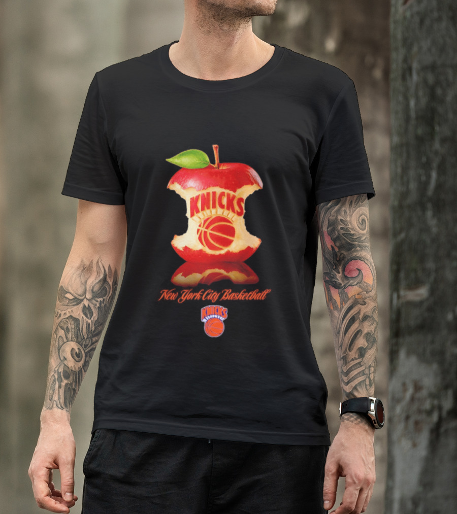 New York Knicks Big Apple Basketball NYC T-Shirt
