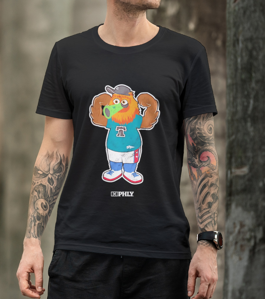 Phillie Phanatic Peashooter Phillies Eagles Plants Vs Zombies Mashup PHLY Fan T-Shirt