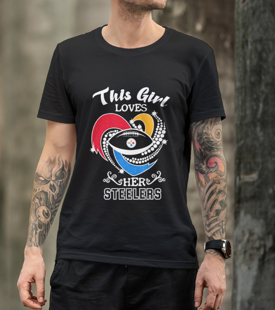 This Girl Loves Her Steelers Football Passion T-Shirt