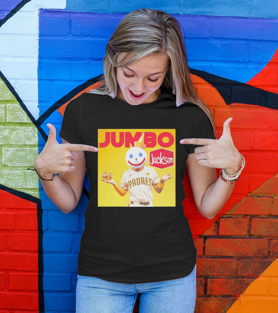 San Diego Padres MLB Jumbo Jack Jackson Collaboration T-Shirt