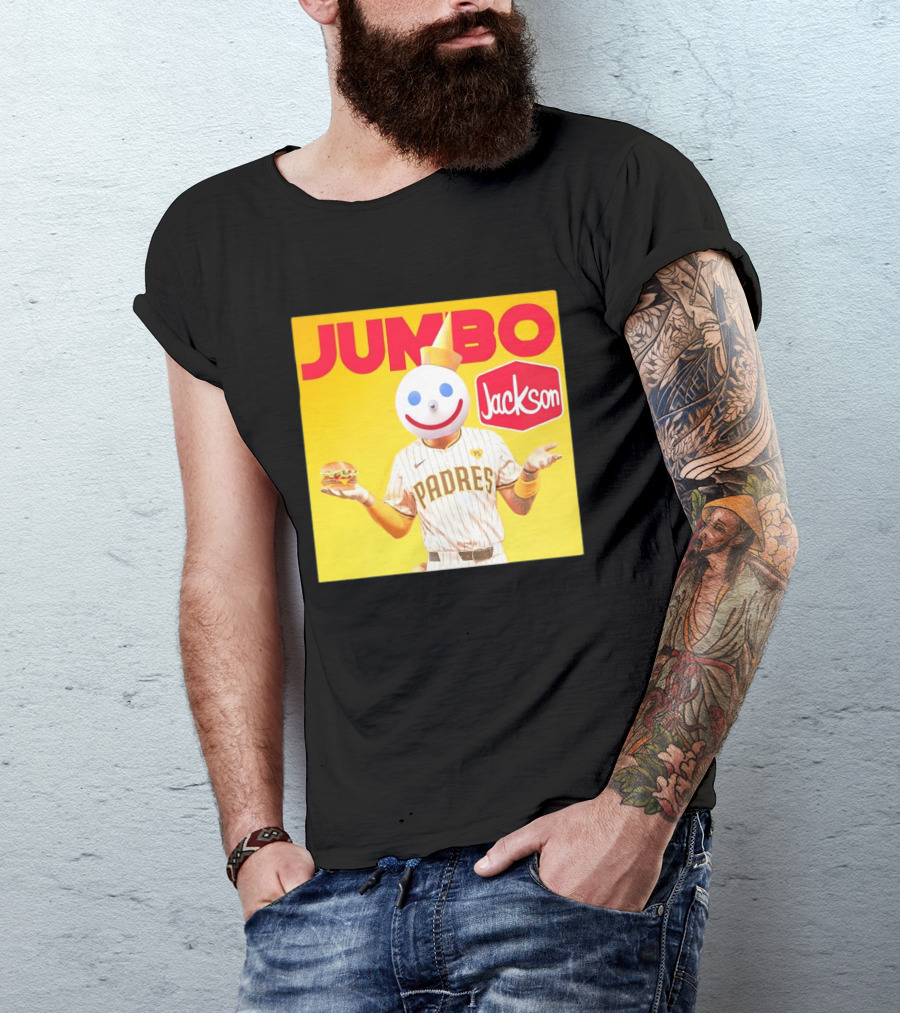 San Diego Padres MLB Jumbo Jack Jackson Collaboration T-Shirt