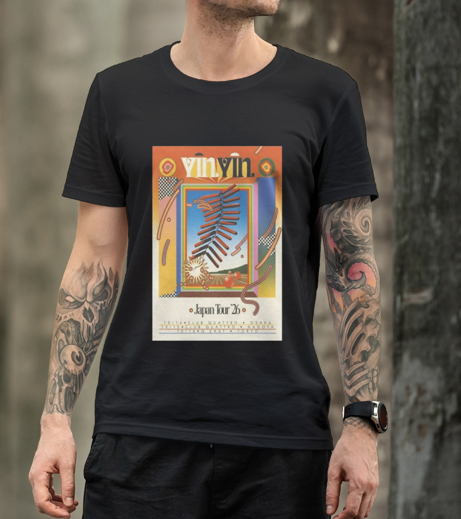 YinYin Japan Tour 2026 Club Quattro Osaka Nagoya Tokyo T-Shirt
