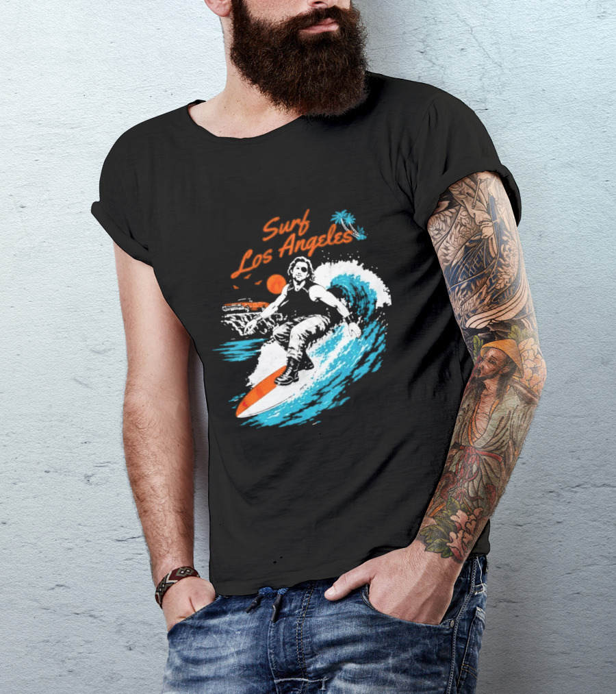 Surf Los Angeles Snake Plissken Escape From New York T-Shirt