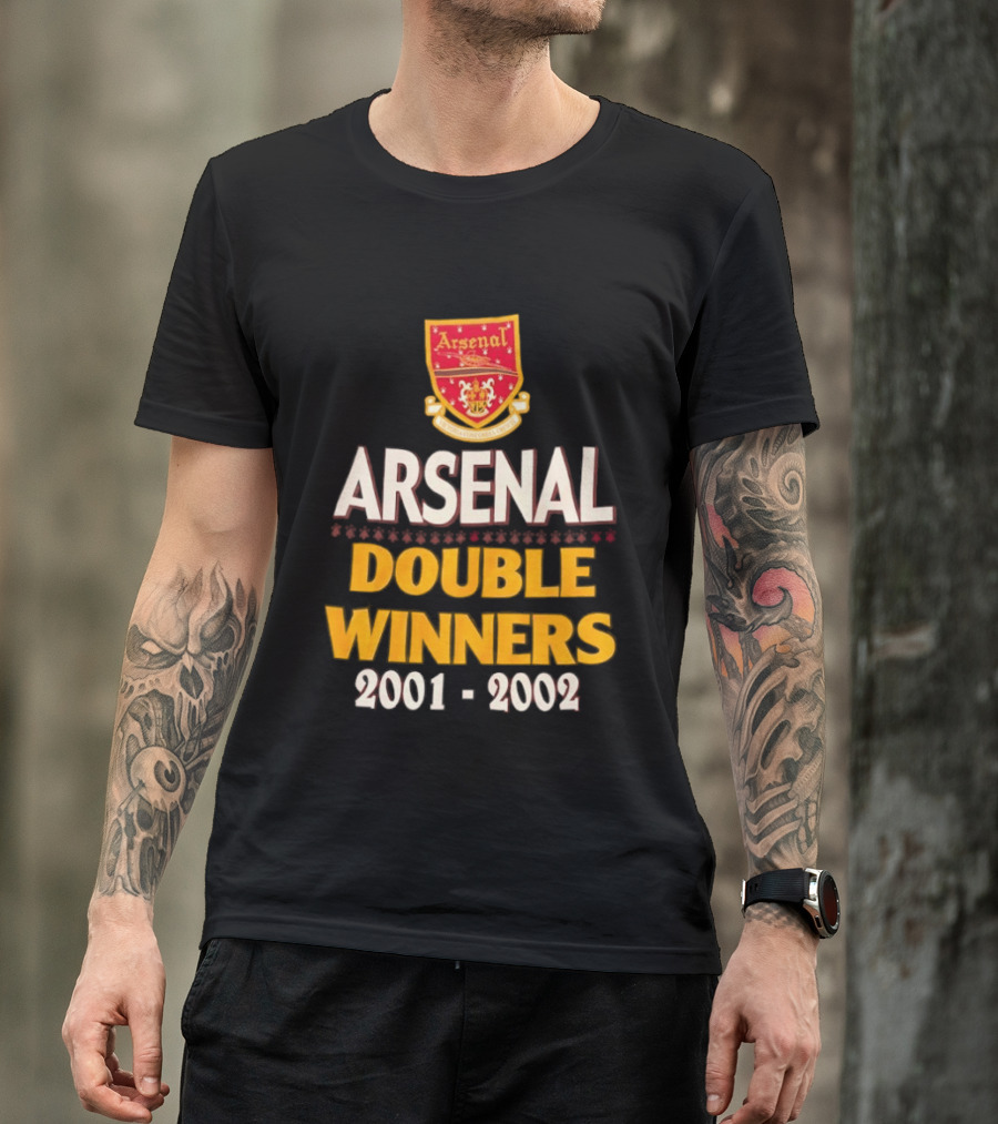 Arsenal Double Winners 2001 2002 T-Shirt