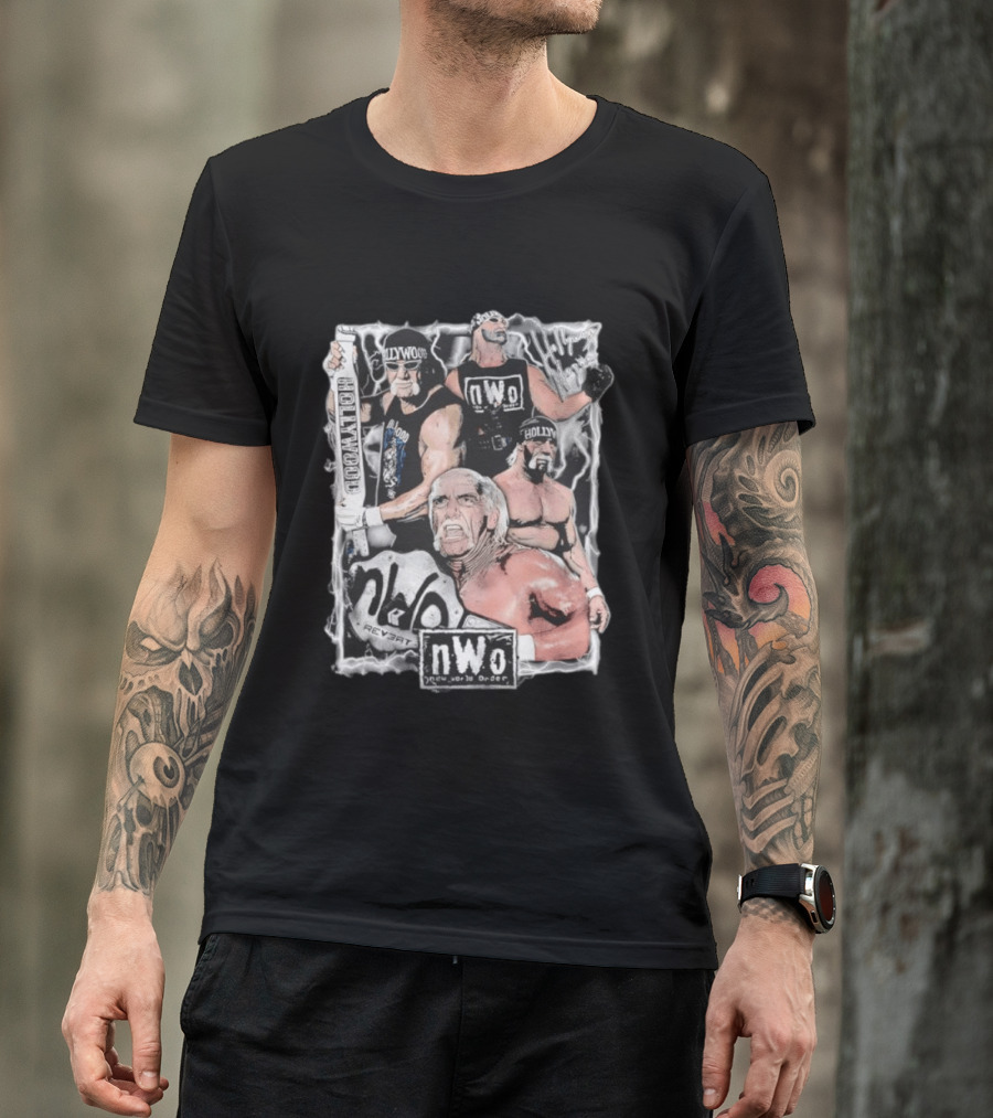Hollywood Hulk Hogan Scott Hall Kevin Nash NWo New World Order Retro Wrestlers T-Shirt