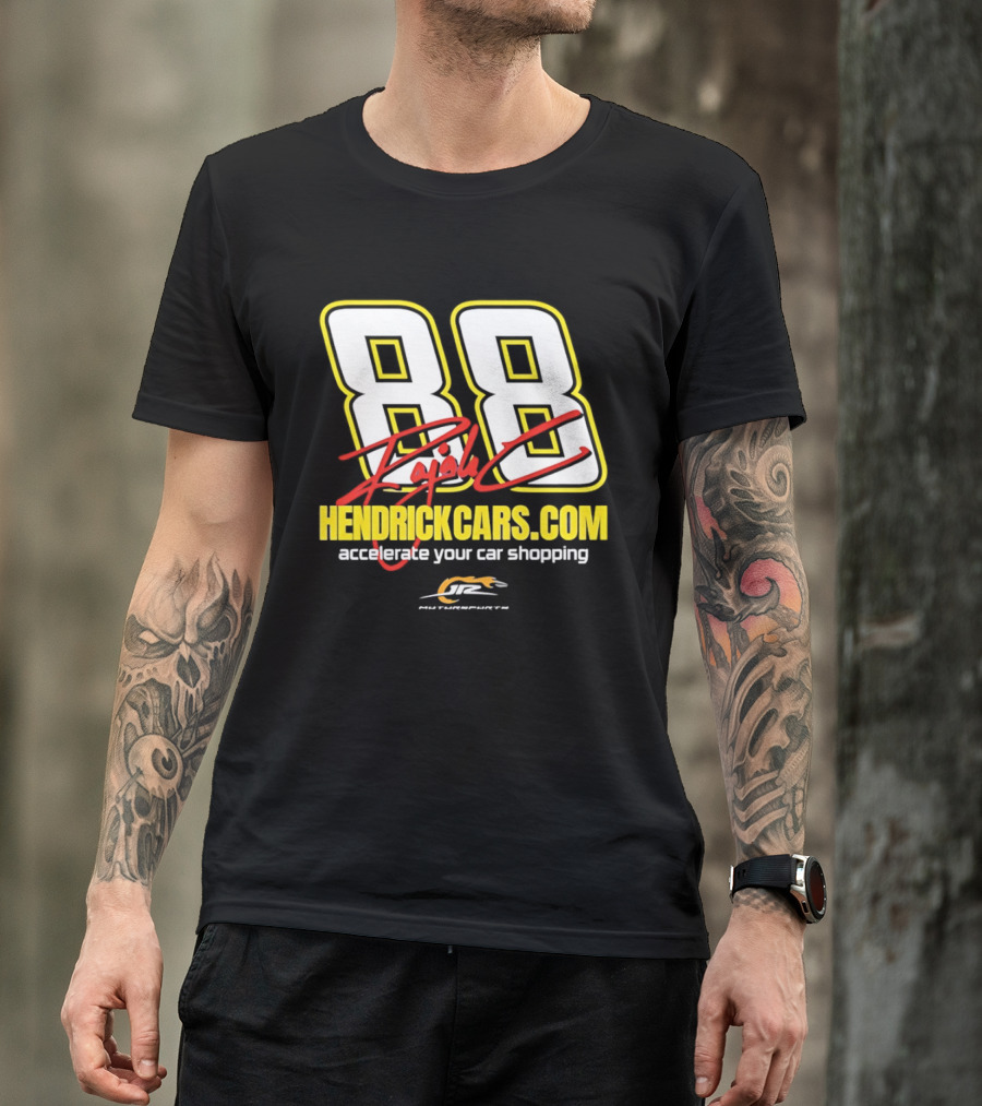 Dale Jr 88 Signature HendrickCarsCom JRM Motorsports NASCAR Accelerate Your Car Shopping T-Shirt