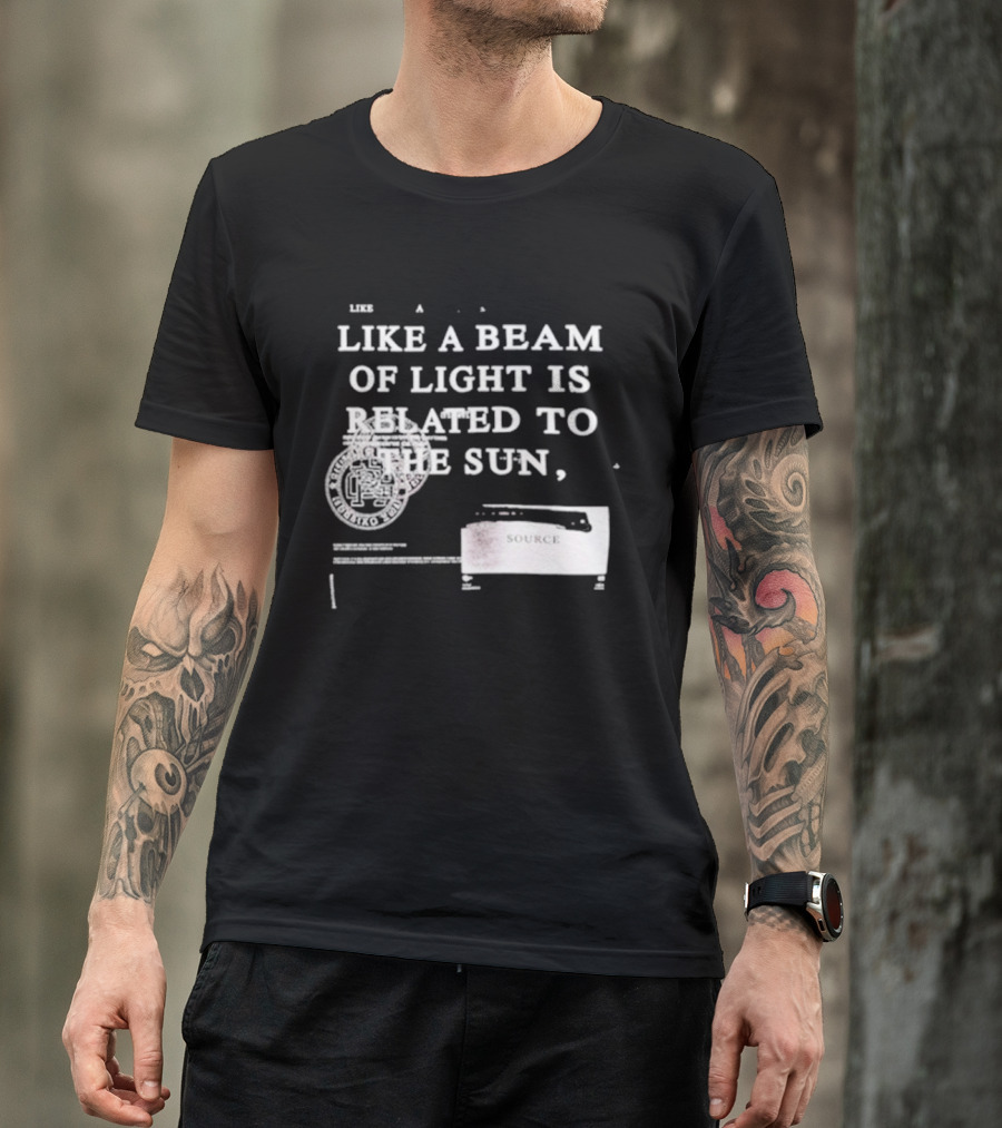 Kyrie Irving Like A Beam Of Light Is Related To The Sun Cosmic Court Vision T-Shirt