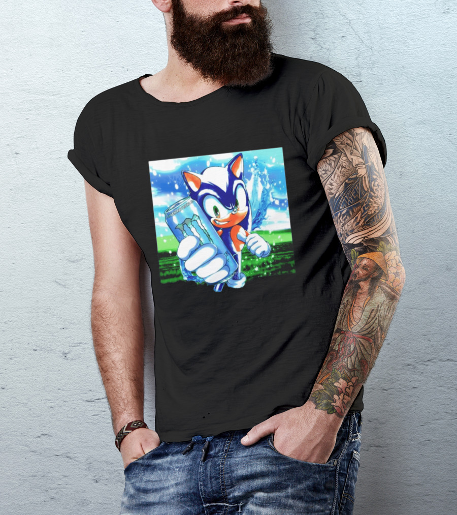 Mamono World Hedgehog Monster Energy T-Shirt