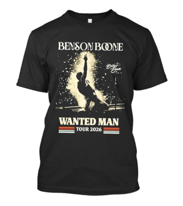 Benson Boone Wanted Man Tour 2026 T-Shirt