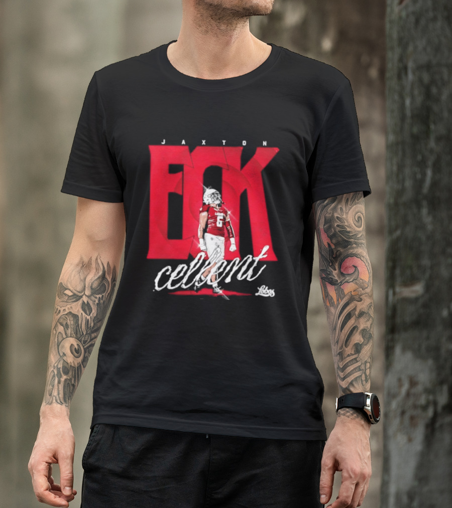 Eck Cellemt New Mexico Football Jaxton T-Shirt